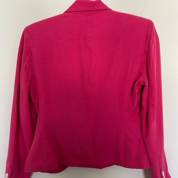 Lauren Ralph Lauren Petite‎ Silk Pink Blazer - Size 4P - Picture 5 of 5